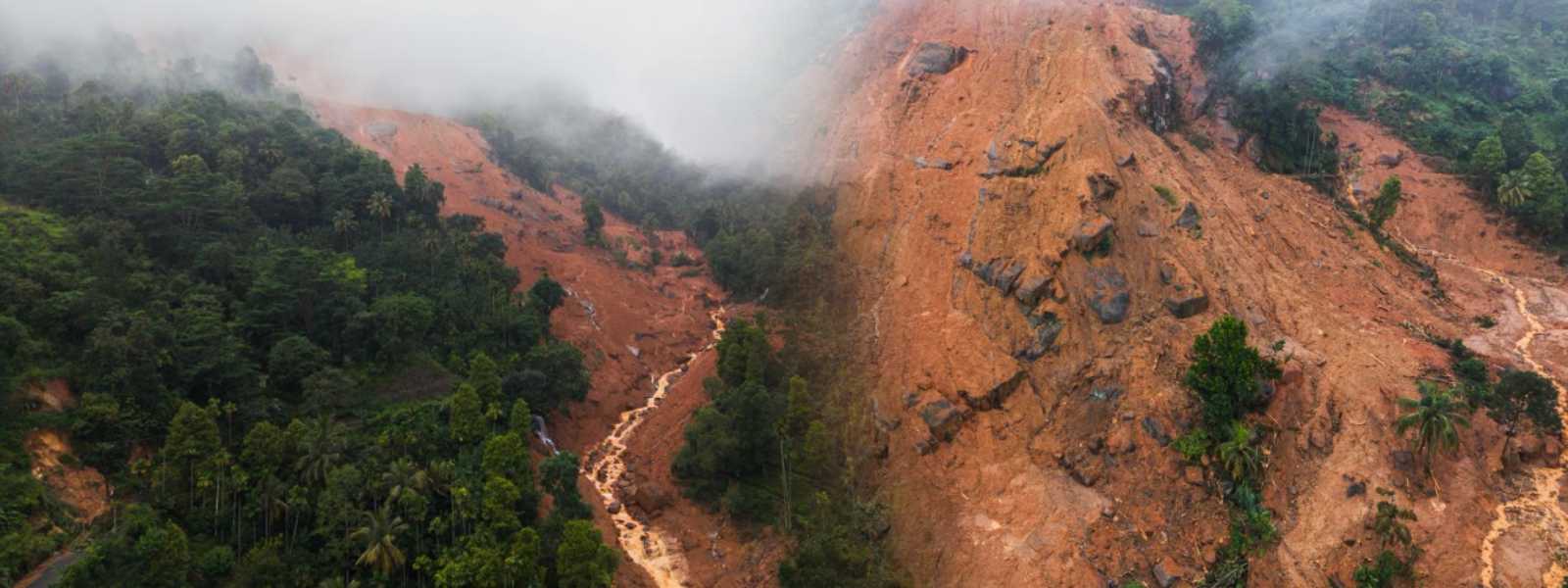 දිට්වා නිසා විශාල ප්‍රමාණයේ නායයෑම් 1200ක්!